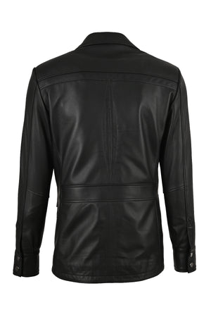 Alin Leather - Kaya Zip-Up Men’s Black Leather Coat