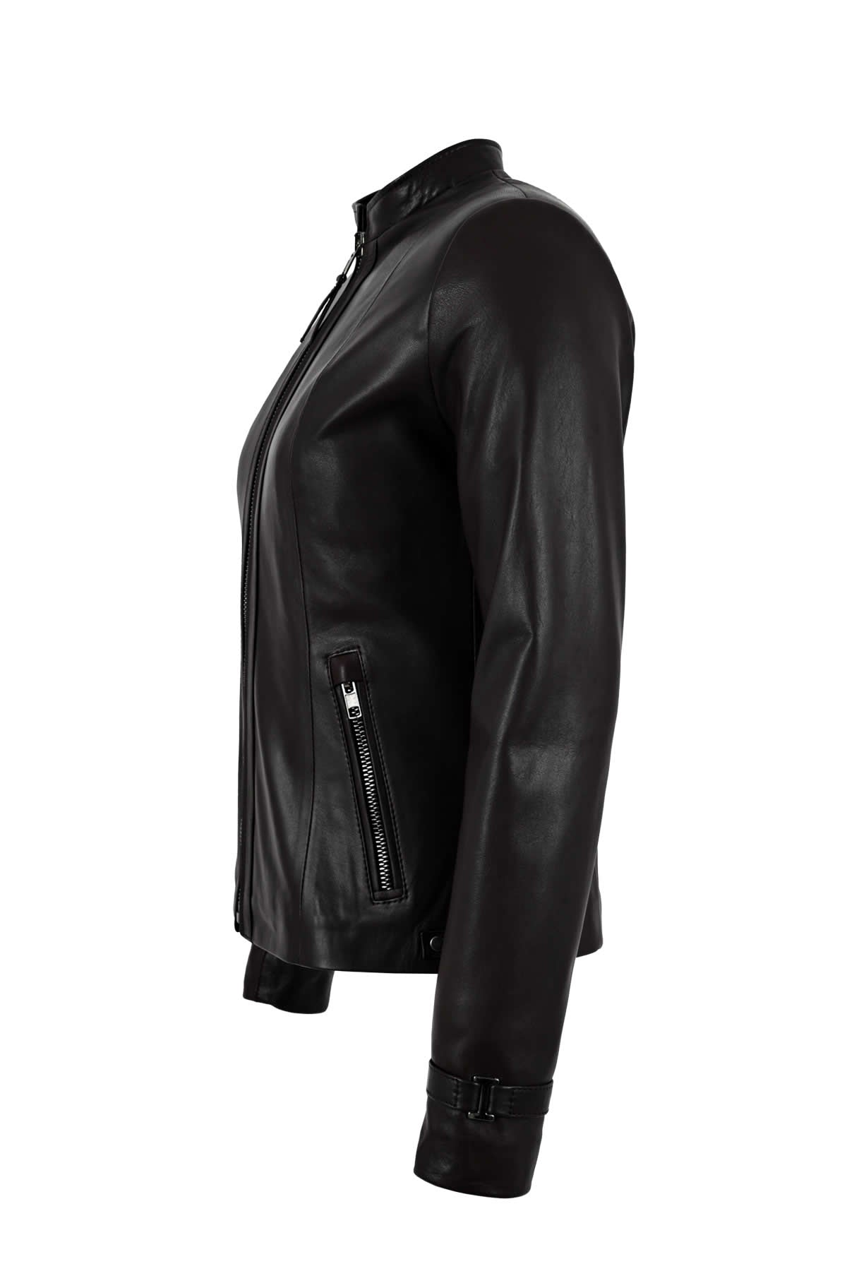 Alin Leather - Kibyra Fitted Women's Brown Leather Jacket