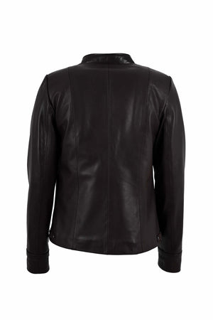 Alin Leather - Kibyra Fitted Women's Brown Leather Jacket