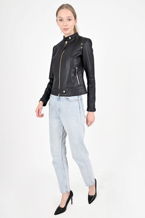 Alin Leather - Rio Fitted Women's Black Leather Jacket
