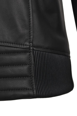 Alin Leather - Echo Biker Style Men's Black Leather Jacket