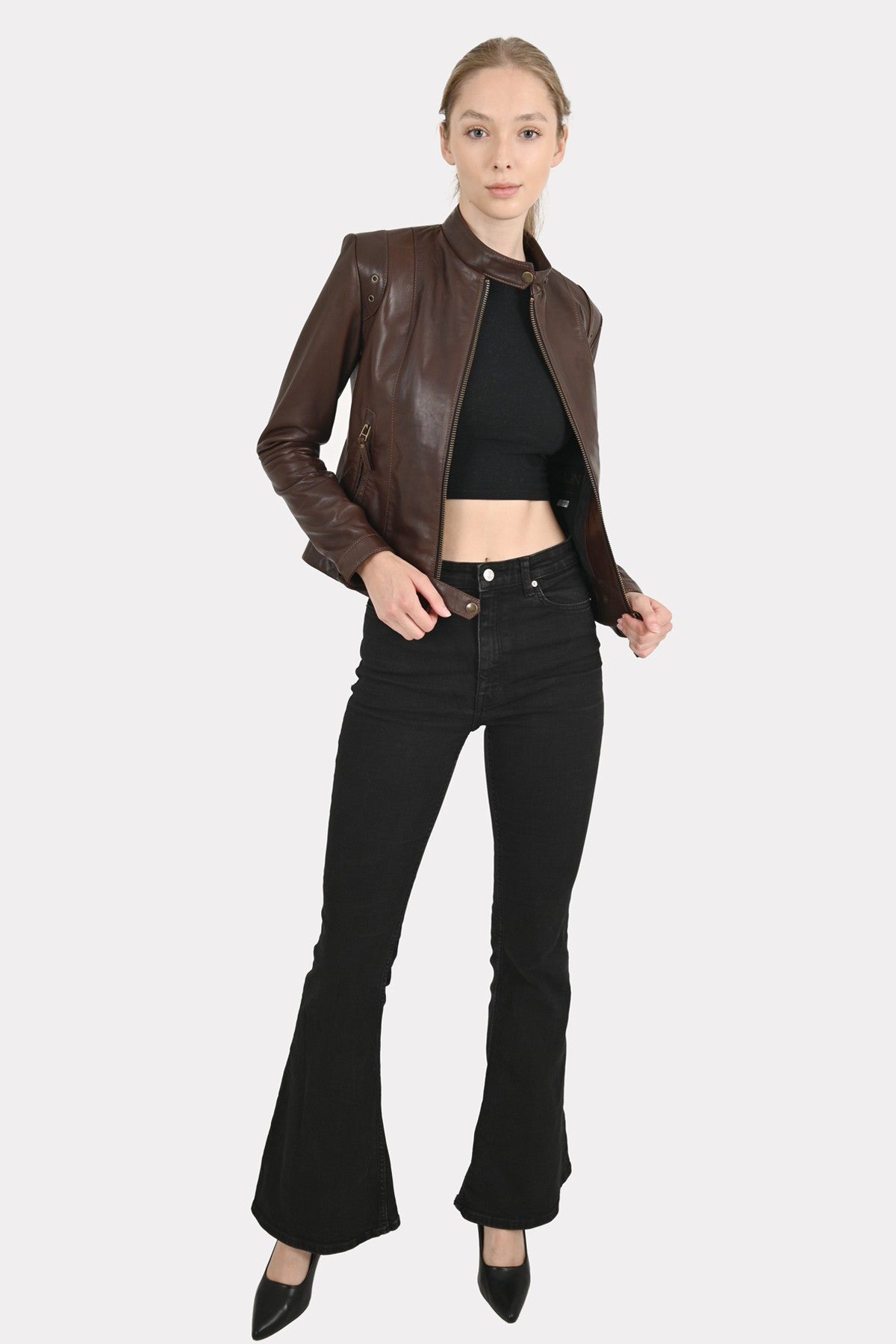 Alin Leather - Rio Women's Brown Leather Jacket
