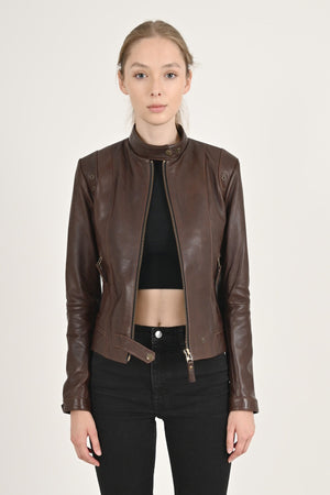 Alin Leather - Rio Women's Brown Leather Jacket