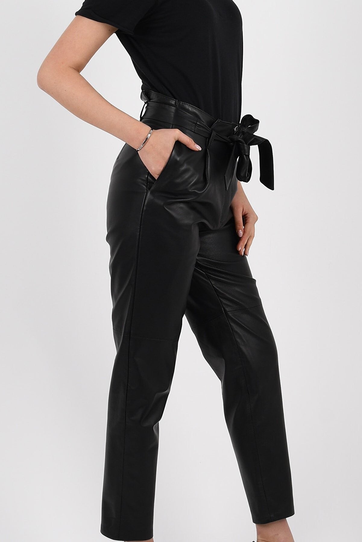Women's Leather Trousers
