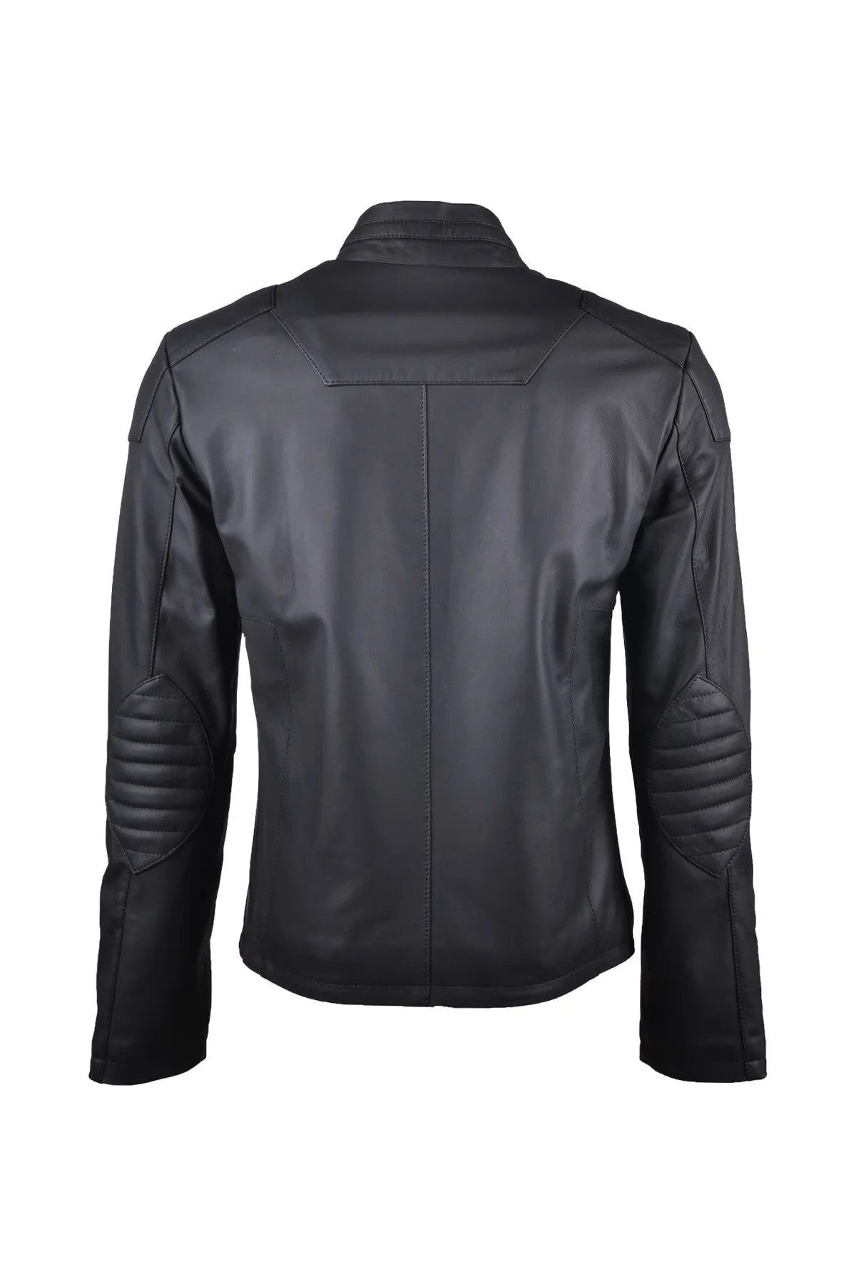 Alin Leather - Kane Men's Black Fitted Genuine Leather Jacket