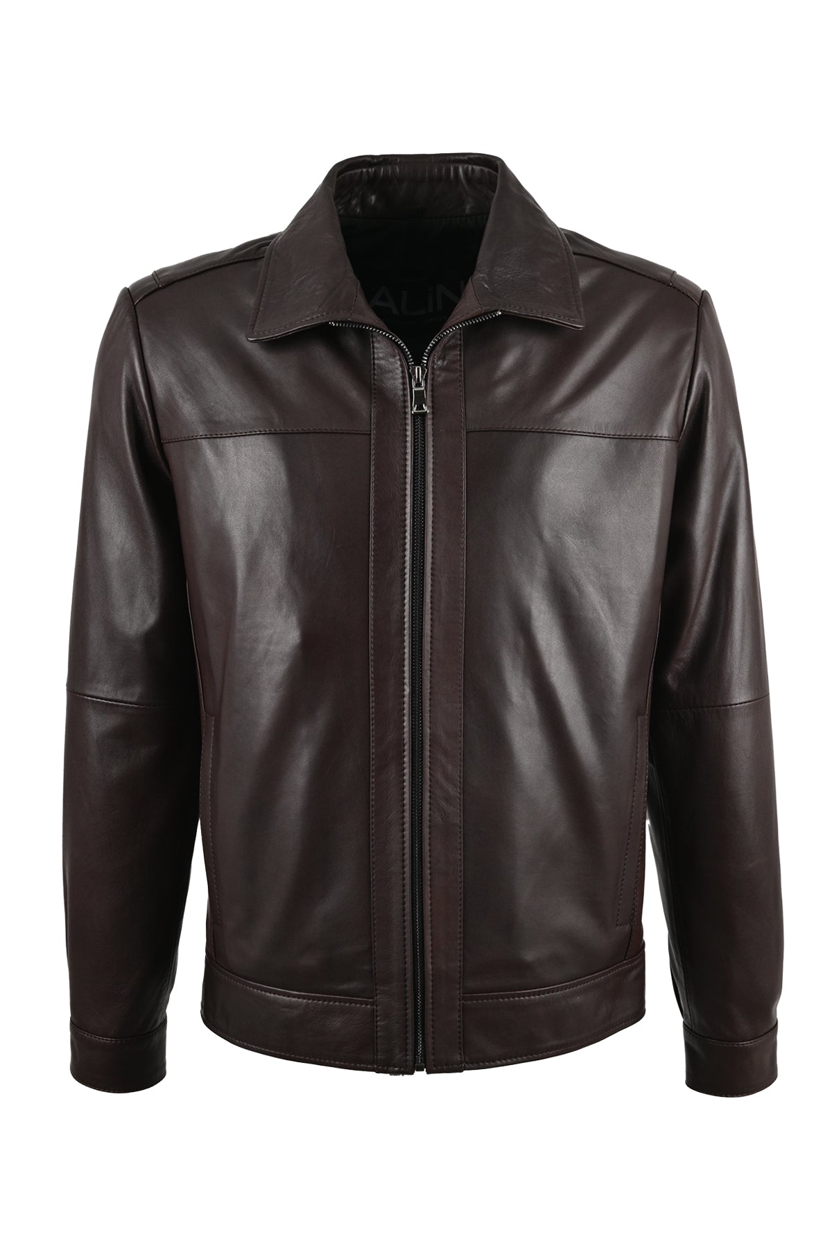 Alin Leather - Leo Casual Men's Brown Leather Jacket
