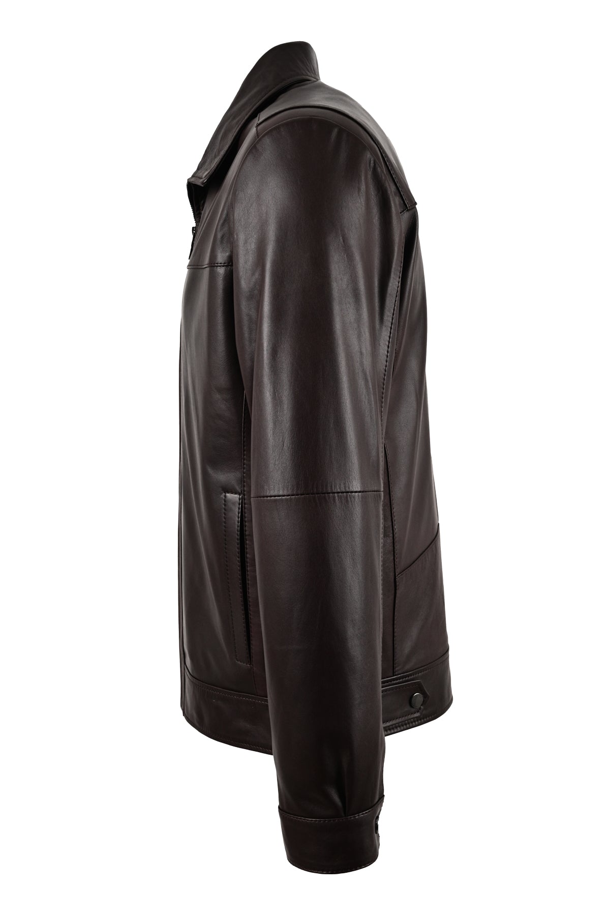 Alin Leather - Leo Casual Men's Brown Leather Jacket