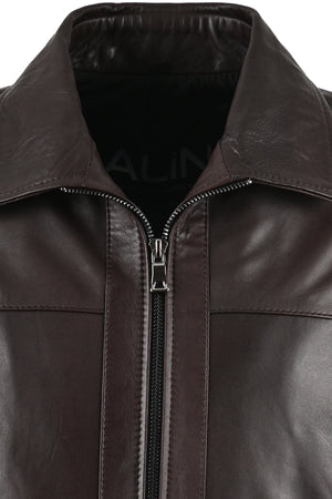 Alin Leather - Leo Casual Men's Brown Leather Jacket